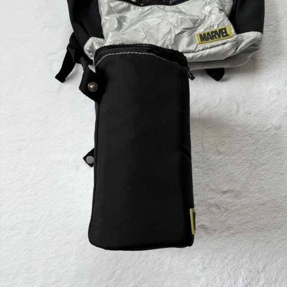 Marvel Avengers Infinity War Backpack Book Bag Fold Over Padded With Lunch Box - Picture 5 of 16